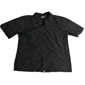 Chef Works Black Short Sleeve Chef Coat‎ Kitchen Uniform Mens XL